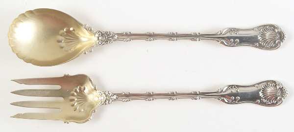 Imperial Queen (Sterling, 1893) Solid Oversized Serving Salad Set
