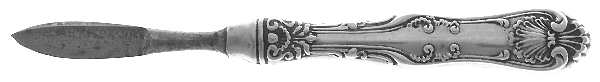 Imperial Queen (Sterling, 1893) Paper Cutter Hollow Handle Small