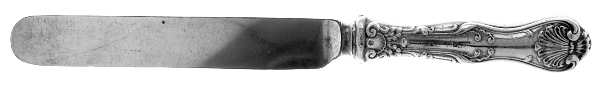 Imperial Queen (Sterling, 1893) Blunt Hollow Handle Knife W/Bolster
