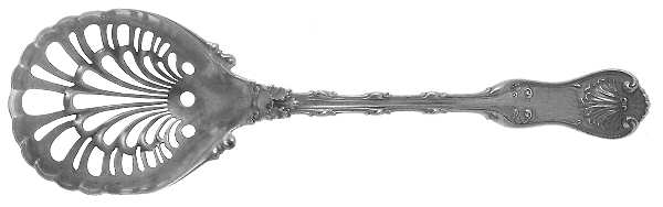 Imperial Queen (Sterling, 1893) Pierced Nut Serving Spoon