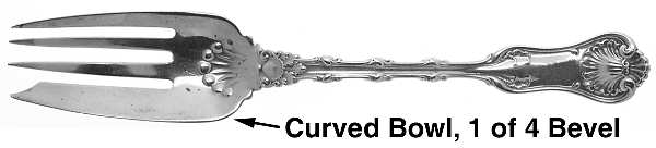 Imperial Queen (Sterling, 1893) Individual Salad Fork