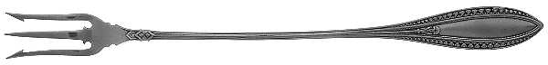 Indian (Sterling) Long Handle Olive Fork