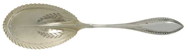 Indian (Sterling) Brightcut Solid Large Berry/Casserole Spoon
