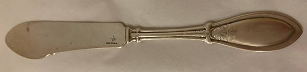Italian (Sterling, 1880) Flat Handle Master Butter Knife