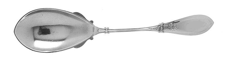 Italian (Sterling, 1880) Large Solid Berry/Casserole Spoon