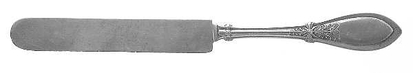Italian (Sterling, 1880) Solid Dessert/Tea Knife