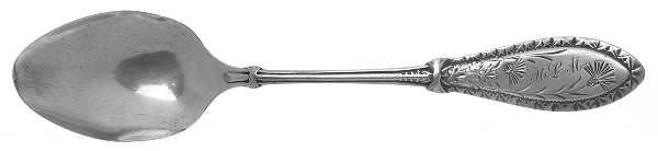 Italian-K (Sterling, 1880) Monogram Teaspoon