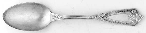 Ivy (Sterling, 1865) Dessert/Oval Soup Spoon
