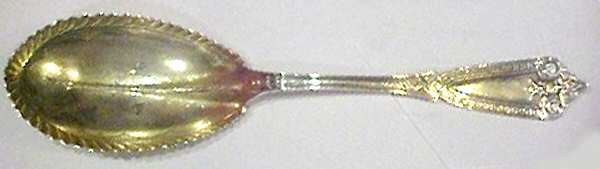 Ivy (Sterling, 1865) Large Solid Berry/Casserole Spoon