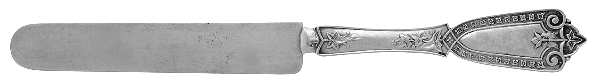 Ivy (Sterling, 1865) Solid Dessert/Tea Knife