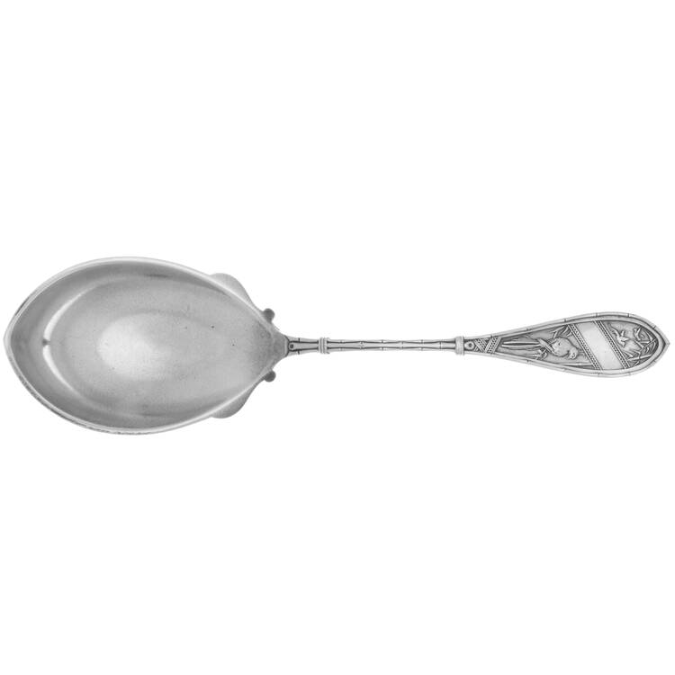 Japanese (Sterling, 1874) Small Solid Berry/Casserole Spoon