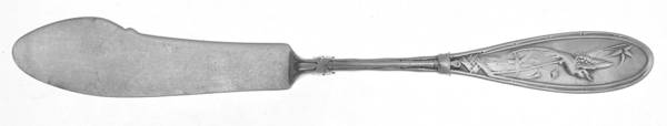 Japanese (Sterling, 1874) Flat Handle Master Butter Knife