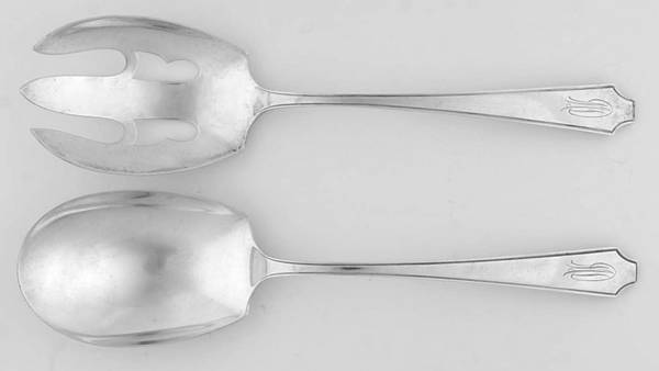 Jenny Lind (Sterling, 1920) (2 Pc) Solid Salad Set