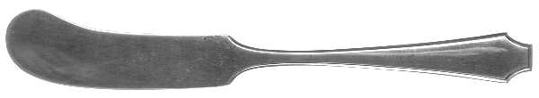 Jenny Lind (Sterling, 1920) Flat Handle Butter Spreader
