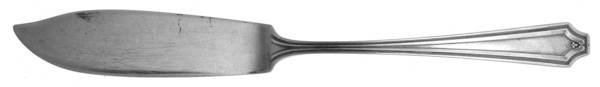 King Albert (Sterling, 1919) Individual Fish Knife with Stainless Blade