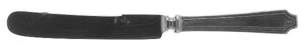 King Albert (Sterling, 1919) Old French Hollow Knife with Bolster
