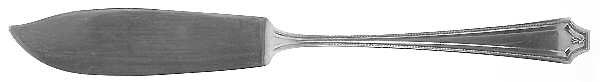 King Albert (Sterling, 1919) Small Individual Solid Fish Knife
