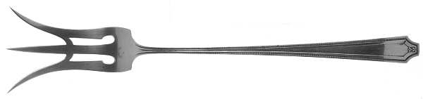 King Albert (Sterling, 1919) Large Lettuce Serving Fork