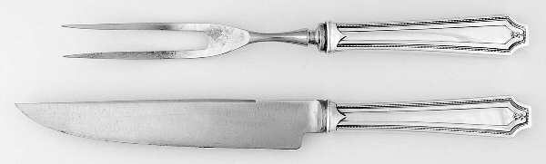 King Albert (Sterling, 1919) 2 Pc Individual Bird Carving Set w/Stainless Blade