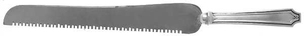 King Albert (Sterling, 1919) Bread Knife with Silverplate Blade
