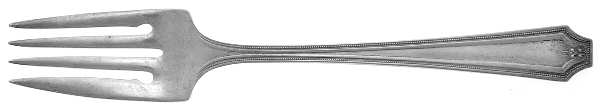 King Albert (Sterling, 1919) Individual Salad Fork