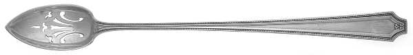King Albert (Sterling, 1919) Pierced Bowl Long Handle Olive Spoon