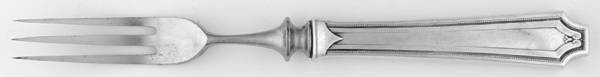 King Albert (Sterling, 1919) Individual 3 Prong Stainless Bird Fork