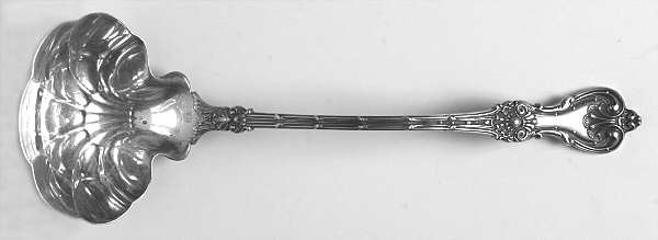 King Edward (Sterling, 1901) Oyster Ladle Solid Piece