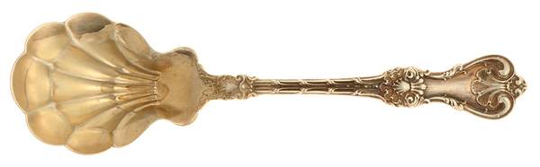King Edward (Sterling, 1901) Large Jelly Spoon