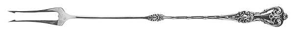 King Edward (Sterling, 1901) Long Handle Olive Fork