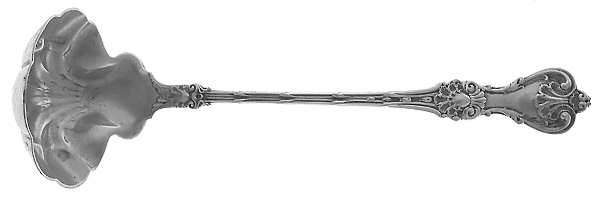 King Edward (Sterling, 1901) Solid Piece Cream Ladle