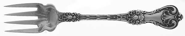King Edward (Sterling, 1901) Small Chipped Beef Fork