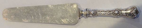 King Edward (Sterling, 1901) Pie Server with Silverplate Blade