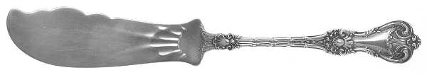 King Edward (Sterling, 1901) Large Flat Handle Master Butter Knife