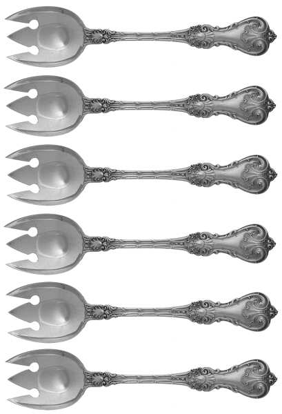 King Edward (Sterling, 1901) Ice Cream Fork (Set of 6)