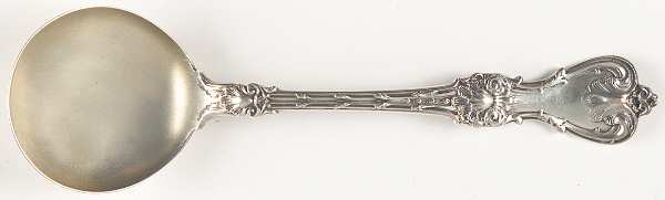 King Edward (Sterling, 1901) Round Bowl Soup Spoon (Bouillon)