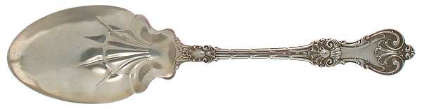 King Edward (Sterling, 1901) Solid Salad Serving Spoon