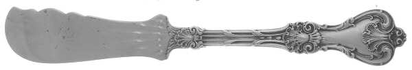 King Edward (Sterling, 1901) Large Flat Handle Butter Spreader