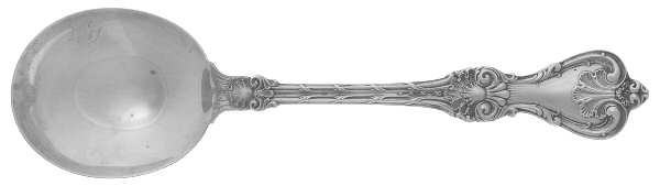 King Edward (Sterling, 1901) Round Bowl Soup Spoon (Gumbo)