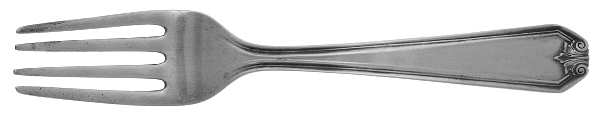 Lady Baltimore (Sterling, 1910, No Monograms) Baby Fork