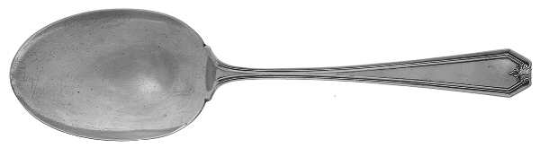 Lady Baltimore (Sterling, 1910, No Monograms) Small Solid Berry/Casserole Spoon