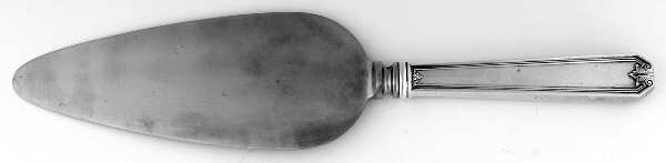Lady Baltimore (Sterling, 1910, No Monograms) Pie Server with Stainless Blade
