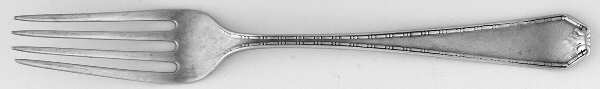 Lady Baltimore (Sterling, 1910, No Monograms) Solid Youth Tea Fork