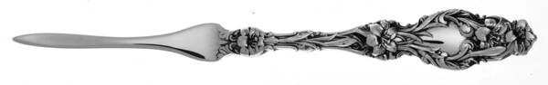 Lily (Sterling, 1902, Lion-Pat. 1902, Monograms) Solid Nut Pick