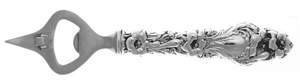 Lily (Sterling, 1902, Lion-Pat.1902) Bottle/Can Opener with Stainless Bowl HC