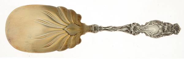 Lily (Sterling, 1902, Lion-Pat.1902) Solid Fried Oyster Server