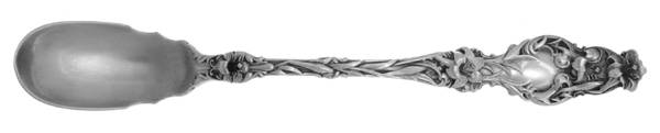 Lily (Sterling, 1902, Lion-Pat.1902) Large Horseradish Serving Spoon