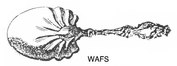 Lily (Sterling, 1902, Lion-Pat.1902) Solid Waffle Server