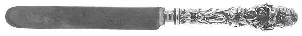 Lily (Sterling, 1902, Lion-Pat.1902) Youth/Tea Knife with Silverplate Blade