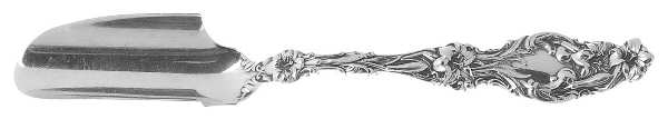 Lily (Sterling, 1902, Lion-Pat.1902) Solid Cheese Scoop